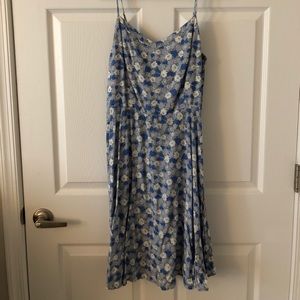 Skater style sundress with spaghetti straps